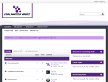 Tablet Screenshot of forum.coolshrimpmodz.com